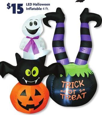 Family Dollar Led halloween inflatable offer