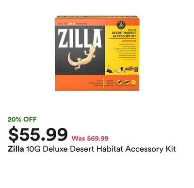 Petco 10g deluxe desert habitat accessory kit offer