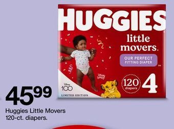 Target Huggies little movers 120-ct. diapers offer