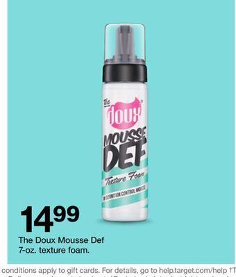 Target The doux mousse def 7-oz. texture foam offer