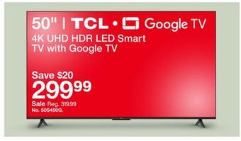 Target 4k uhd hdr led smart tv with google tv offer