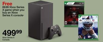 Target Xbox series x console offer