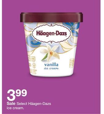 Target Select häagen-dazs ice cream offer