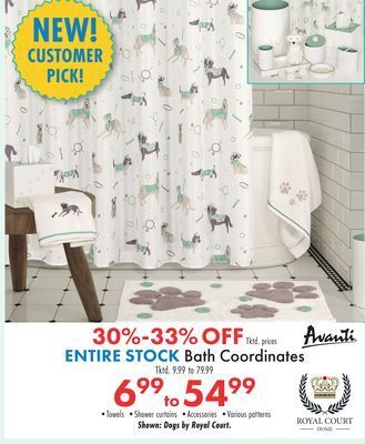 Boscov's Bath coordinates offer