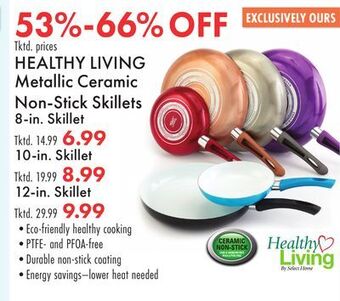 Boscov's Healthy living metallic ceramic non-stick skillets 8-in. skillet offer