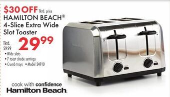 Boscov's Hamilton beach 4-slice extra wide slot toaster offer