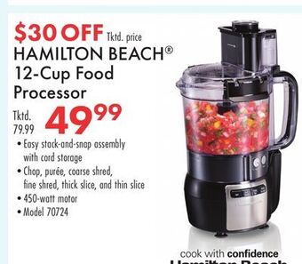 Boscov's Hamilton beach 12-cup food processor offer