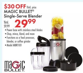 Boscov's Magic bullet single-serve blender offer