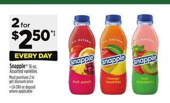 Dollar General Snapple offer