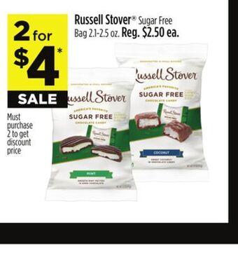 Dollar General Russell stover sugar free bag offer