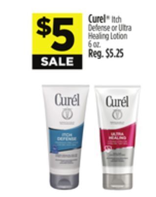 Dollar General Curel itch defense or ultra healing lotion offer