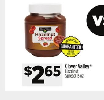 Dollar General Clover valley hazelnut spread offer