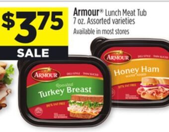 Dollar General Armour lunch meat tub offer
