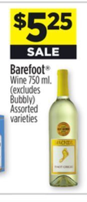 Dollar General Barefoot wine offer