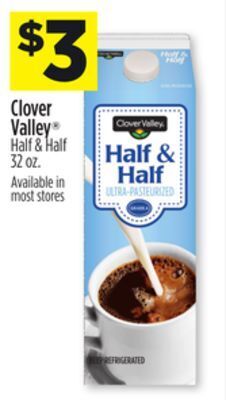 Dollar General Clover valley half & half offer
