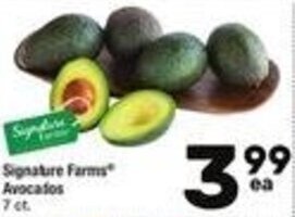 Albertsons Signature Farms Avocados 7 ct. offer