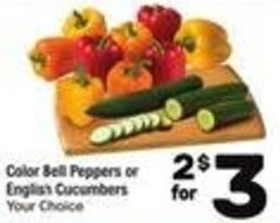 Albertsons Color Bell Peppers offer