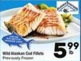 Albertsons Wild Alaskan Cod Fillets offer