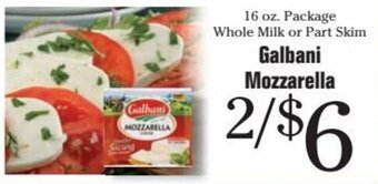 Morton Williams Galbani Mozzarella offer