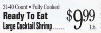Morton Williams Ready To Eat Large Cocktail Shrimp offer