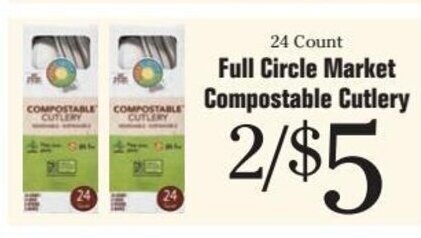 Morton Williams Full Circle Market Compostable Cutlery offer