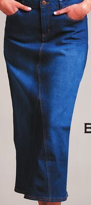 Boscov's Baccini denim skirt offer