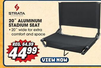 Big 5 Strata outdoor gear 20 aluminum stadium seat offer