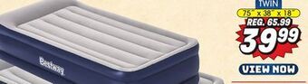 Big 5 Bestway tritech air mattress twin 18 with built-in ac pump offer