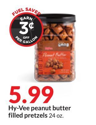 Hy-Vee Hy-vee peanut butter filled pretzels offer