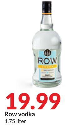 Hy-Vee Row vodka offer