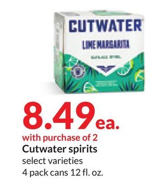 Hy-Vee Cutwater spirits offer