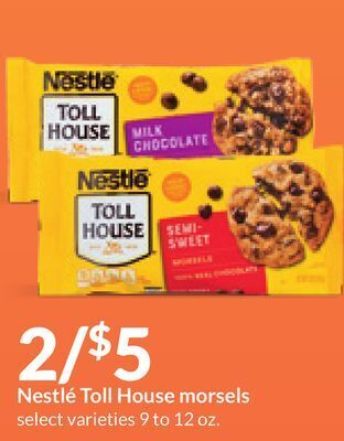 Hy-Vee Nestlé toll house morsels offer