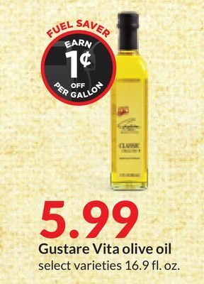 Hy-Vee Gustare vita olive oil offer