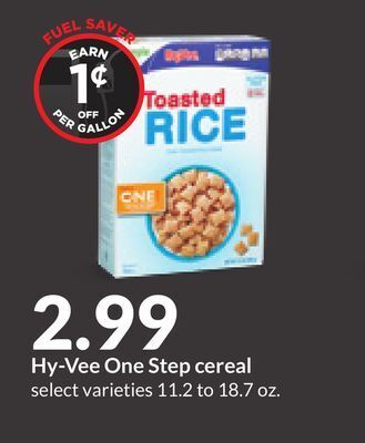 Hy-Vee Hy-vee one step cereal offer