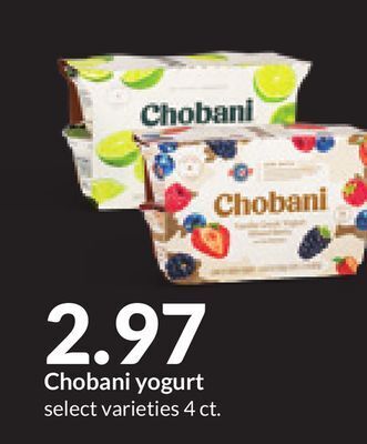 Hy-Vee Chobani yogurt offer