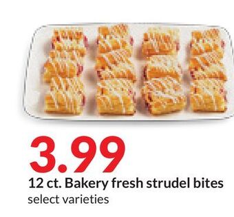 Hy-Vee 12 ct. bakery fresh strudel bites offer