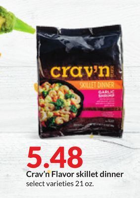 Hy-Vee Crav'n flavor skillet dinner offer