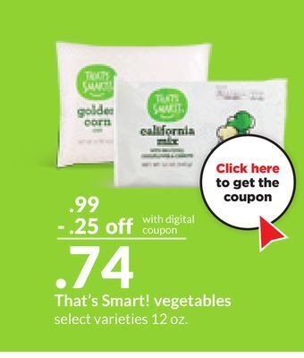 Hy-Vee That's smart! vegetables offer