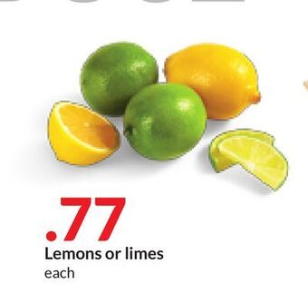 Hy-Vee Lemons or limes offer