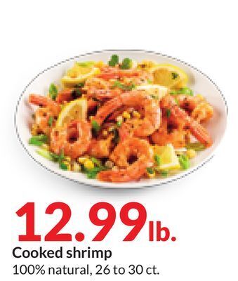 Hy-Vee Cooked shrimp offer
