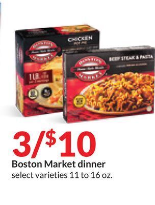 Hy-Vee Boston market dinner offer