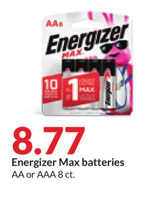 Hy-Vee Energizer max batteries offer