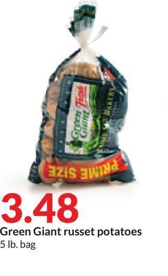 Hy-Vee Green giant russet potatoes offer