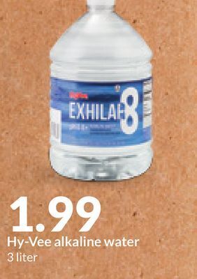 Hy-Vee Hy-vee alkaline water offer