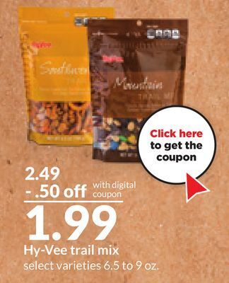 Hy-Vee Hy-vee trail mix offer