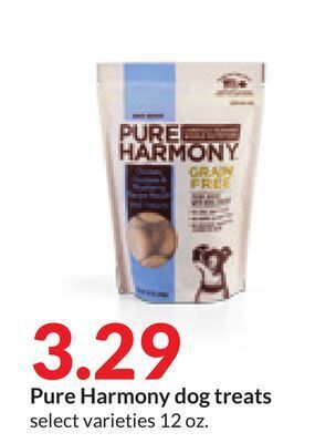 Hy-Vee Pure harmony dog treats offer