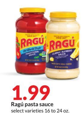 Hy-Vee Ragú pasta sauce offer