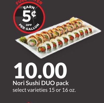 Hy-Vee Nori sushi duo pack offer