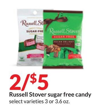 Hy-Vee Russell stover sugar free candy offer