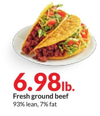 Hy-Vee Fresh ground beef offer